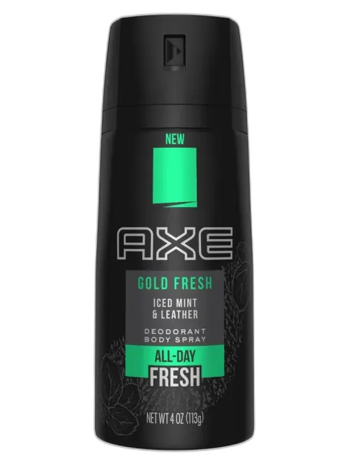 Gold Fresh Iced Mint and Leather for men